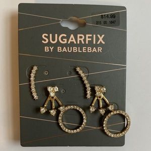 🌺2/$10 | NWT Sugarfix BaubleBar 3pack Earrings